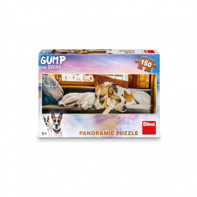 Gump: Vi er et par - På sofaen 150 stk panoramapuslespil