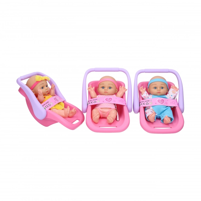 Baby i bærbar stol 20 cm
