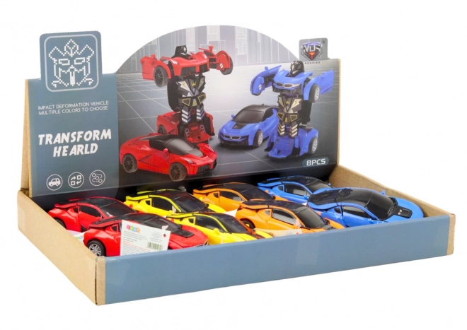 auto-robot 2i1 foranderlig robot i 4 farver