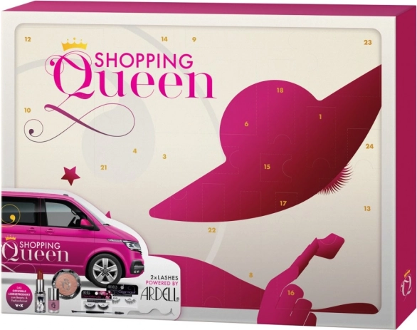 adventskalender SHOPPING QUEEN med kosmetik og kunstige øjenvipper ARDELL