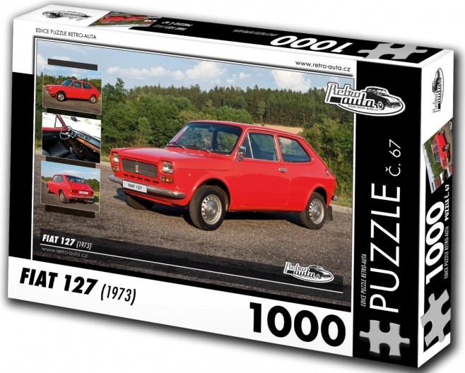 Retro biler puslespil Fiat 127 fra 1973, 1000 brikker