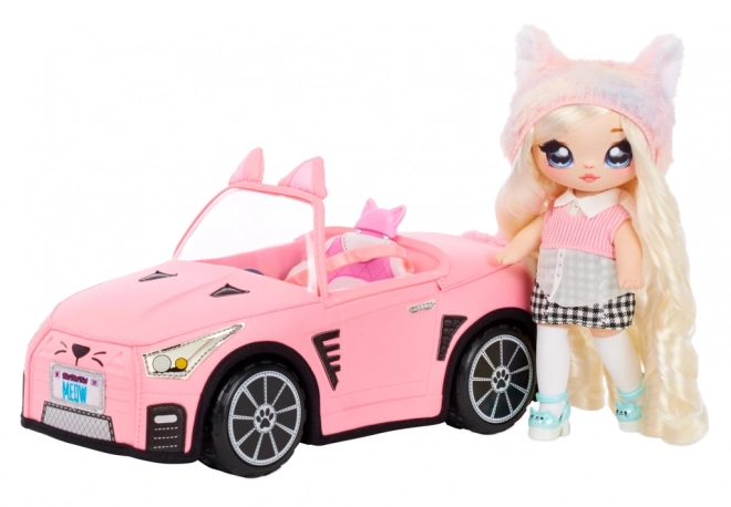 Stilfuld cabriolet til dukker Na! Na! Na! Surprise