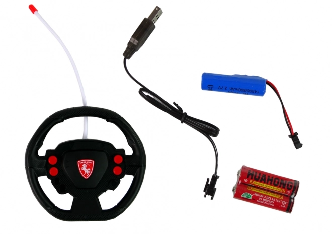 R/C fjernstyret passagerfly + USB-kabel til fjernstyring