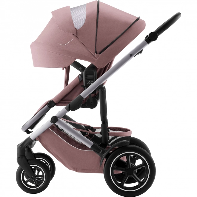 Barnevogn Smile 5Z med dyb klapvogn og autostol Baby-Safe Pro Style, Støvet Rose