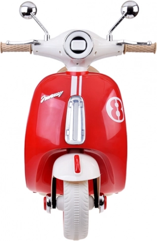 Klassisk elektrisk børnescooter orange