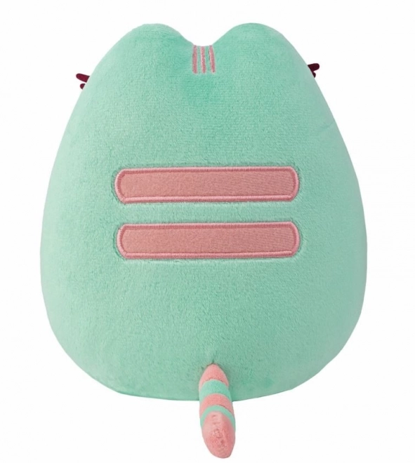 Mintfarvet pastelfarvet maskot Pusheen 18 cm
