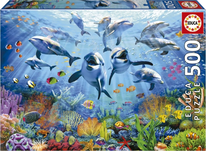 EDUCA Puzzle Sjov under Havet 500 brikker