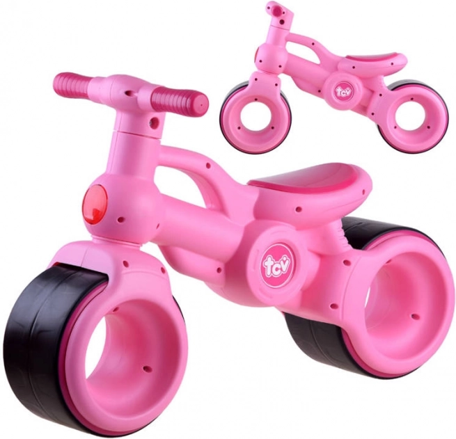 pink løbecykel – TCV balancecykel til børn