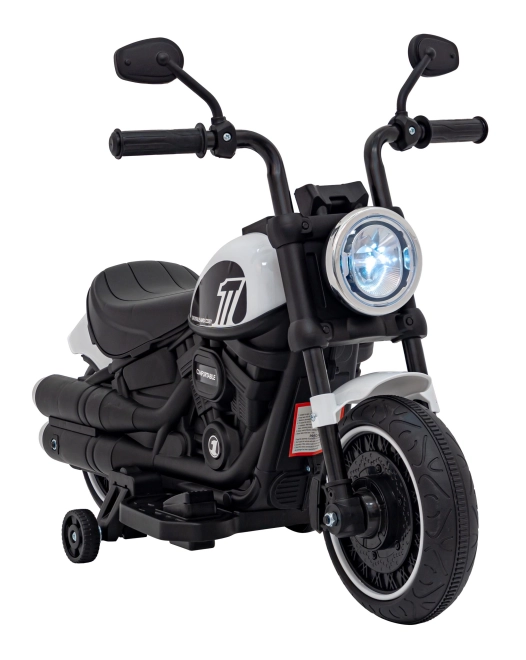 Motocykel Chopper FASTER – Bílý