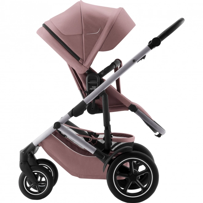 Barnevogn Smile 5Z med dyb klapvogn og autostol Baby-Safe Pro Style, Støvet Rose