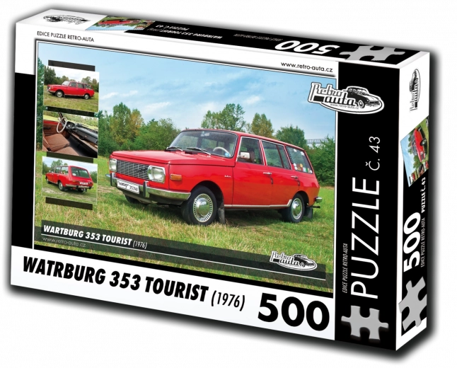 Puslespil Retro-Biler Wartburg 353 Tourist 1976 500 brikker