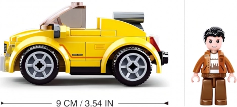 Ideel størrelse: 9 cm for nem leg
