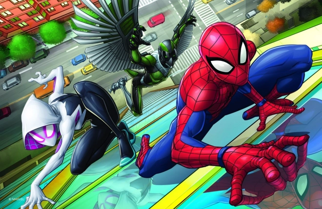 Minipuslespil 54 brikker Spider-Man fra Trefl
