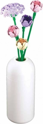 Sluban pæoner i vase – byggesæt Flowers
