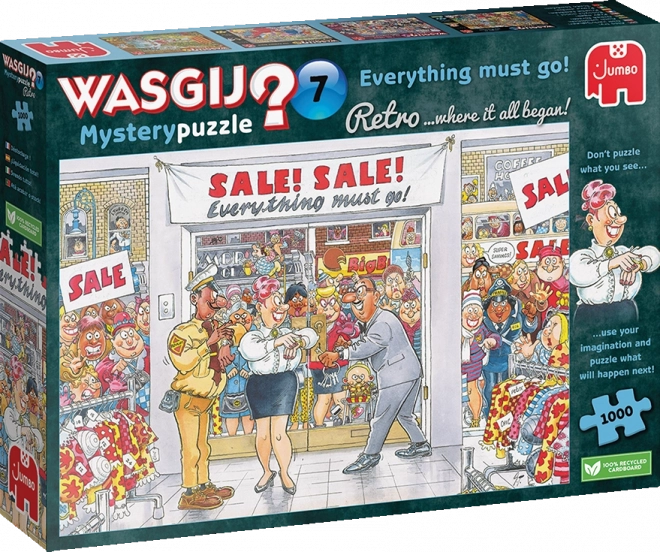 Puzzle Wasgij Mystery 7: Alt skal væk! 1000 brikker