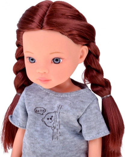 Lange satinhår til frisering