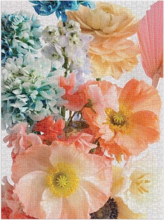 Kunstnerisk blomstermotiv Florida Light