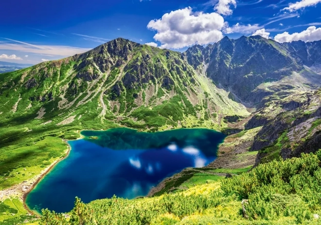 Puslespil 500 brikker Czarny Staw Gąsienicowy, Tatra-bjergene, Polen