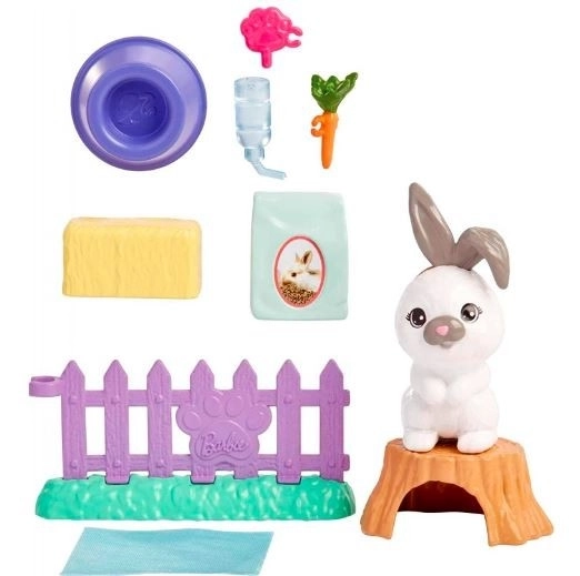 Barbie mini kanin og tilbehør