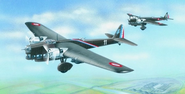 Model Amiot 143 i skala 1:72