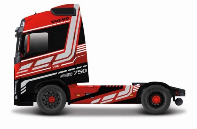 Bburago Volvo FH16 Globetrotter 1:43 rød