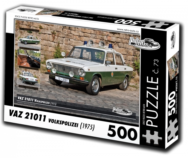 Retro biler puslespil VAZ 21011 Volkspolizei 500 brikker