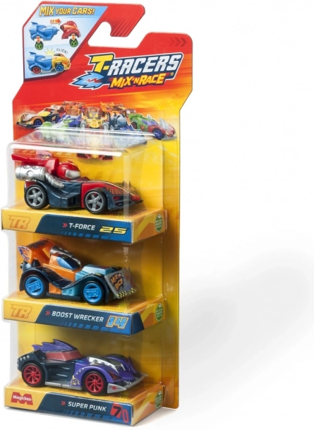 T-Racers Mix 'N Race biler 3 stk