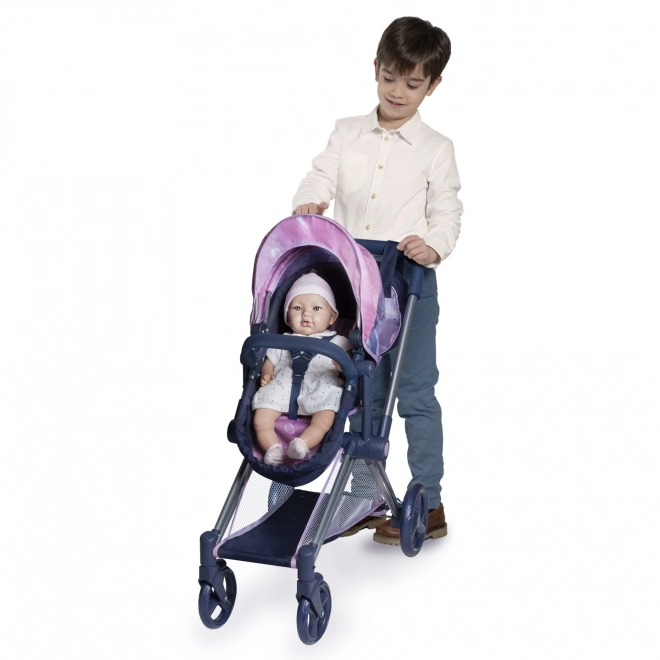 DeCuevas 81776 Sammenklappelig dukkevogn 3 i 1 med taske Magic Bubble 2024 - 73 cm