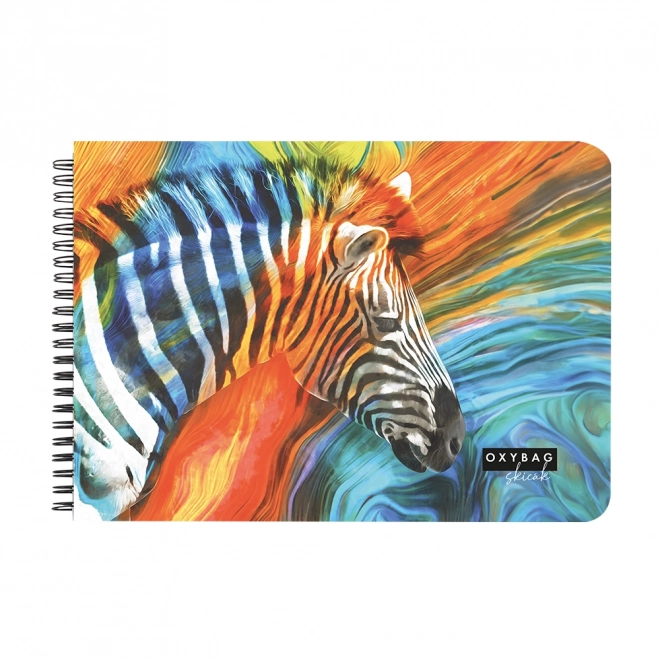 Skitseblok A4 tw, 40 ark, 190 g Zebra