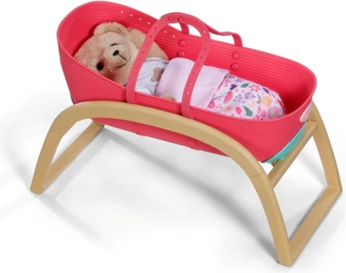 BABY born seng 3-i-1 med vugge og transportkurv