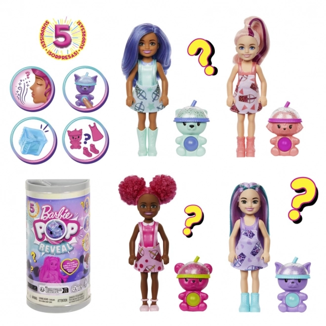 Barbie Pop Reveal Chelsea Bubble Tea dukke