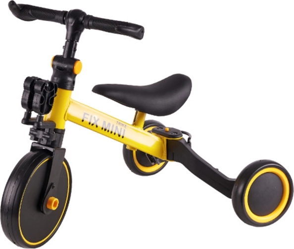 Trike Fix Mini løbecykel og trehjulet cykel til børn 3-i-1 – gul