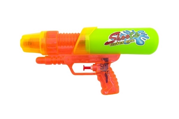 Plastisk vandpistol 24 cm - 2 farver
