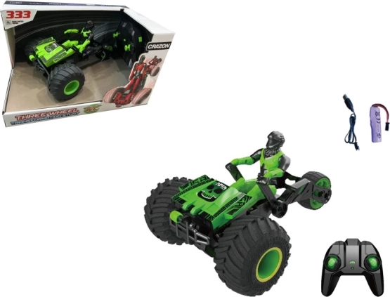 RC trehjulet grøn med 2,4G