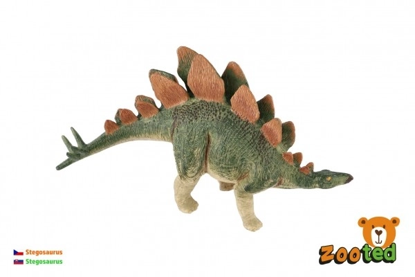 Stegosaurus skåret plast 17cm i pose