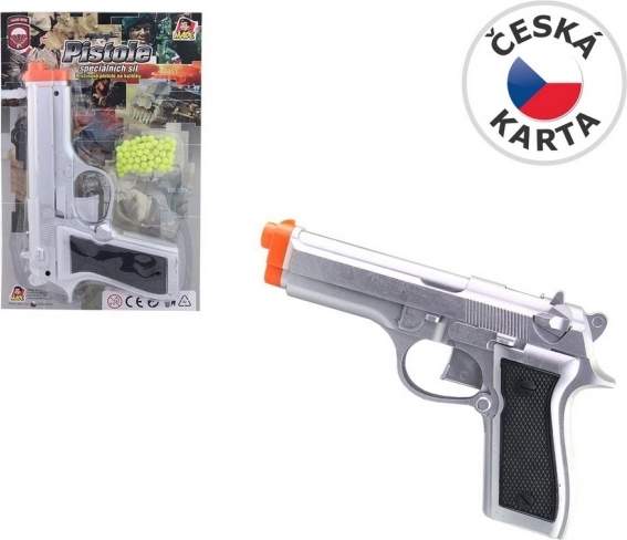 Plastpistol til kugler 21 cm
