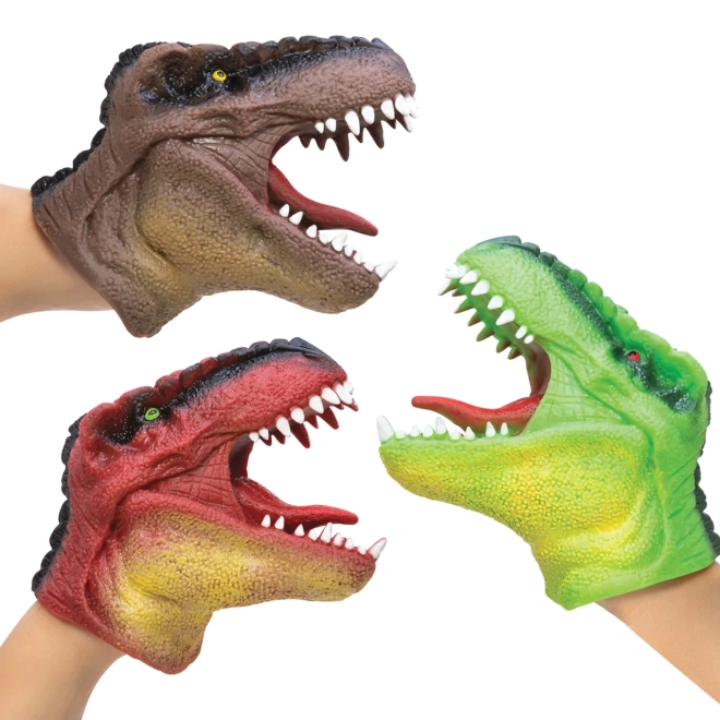 Hånddukke Dinosaur Rød