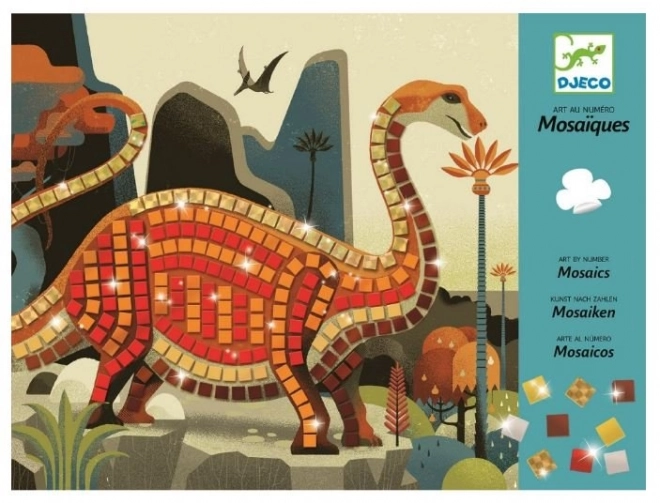 Mosaikbilleder Dinosaurer fra Djeco