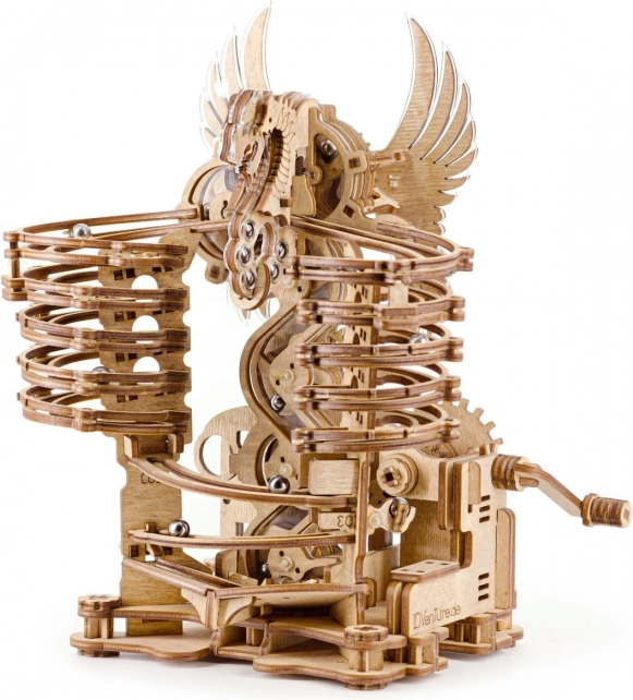 3D træ-kuglebane MARBLE RUN DRAGON fra IDVENTURE