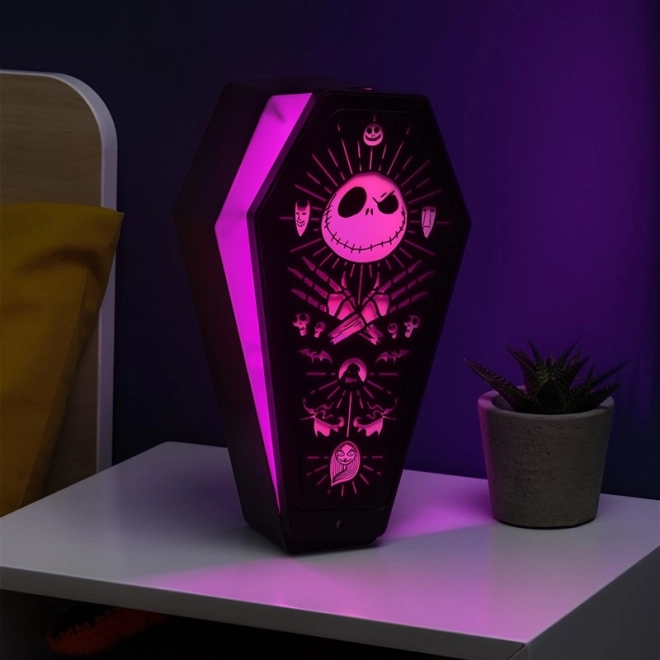 3D lys Nightmare Before Christmas i form af kiste