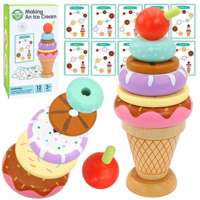 Woopie Green træis Montessori isbutik