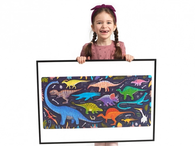 Puzzle CzuCzu Grr Dinosaurer 60 brikker