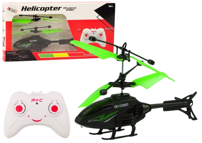 Fjernstyret RC gyro helikopter – grøn