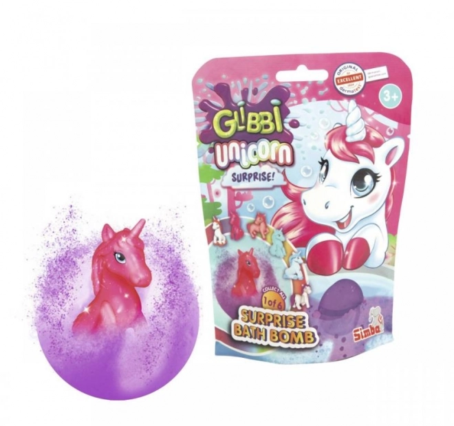 Glibbi Unicorn vandbombe med overraskelse