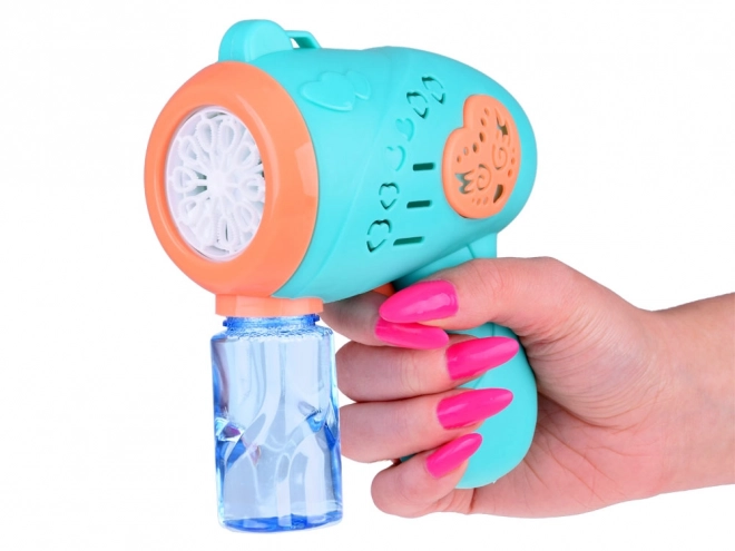 Farverig børne sæbeboble pistol