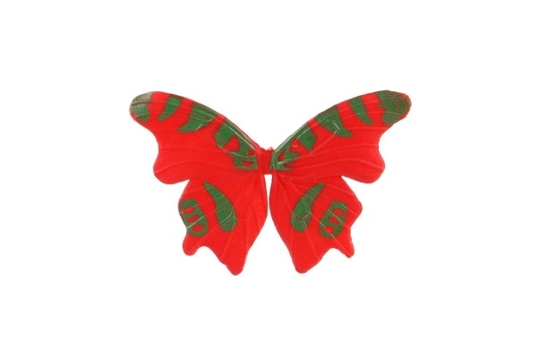 Sommerfugle 12 stk plastik 7-8cm i pose