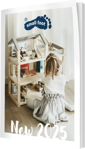 Trykt katalog over nyheder 2025 Small Foot