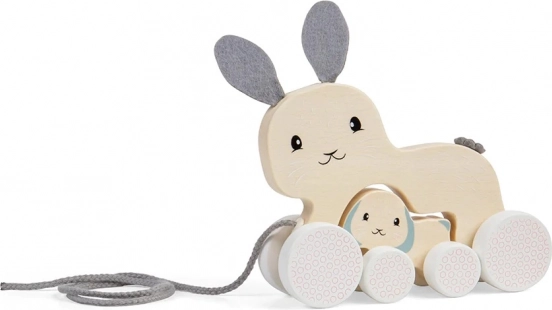 Træktrækanin i træ med unge BIGJIGS TOYS