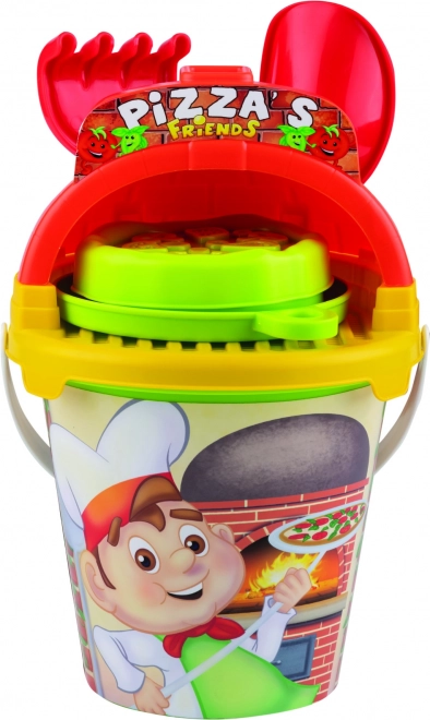 Androni sandsæt Pizza Friend, 7-dele