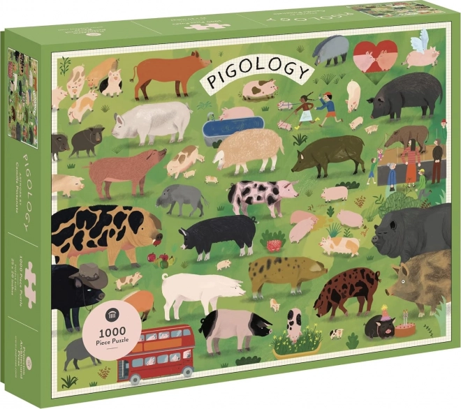 Puzzle Pigologie 1000 brikker fra Chronicle Books